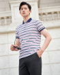 Áo Polo Nam Kẻ Nhỏ 2008-2009 Cam