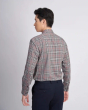 Áo Sơ Mi Dài Tay Nam Họa Tiết 3015 Xám Đậm