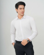 Áo Sơ Mi Dài Tay Nam Họa Tiết 4058 Trắng