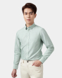 Áo Sơ Mi Dài Tay Nam Kẻ 3059D Xanh Nhạt