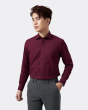Áo Sơ Mi Dài Tay Nam Oxford 3046 Đỏ Đô