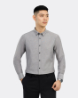 Áo Sơ Mi Dài Tay Nam Oxford 3050-3051 Xám Đậm