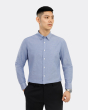 Áo Sơ Mi Dài Tay Nam Oxford 3050-3051 Xanh Da Trời