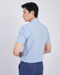 Áo Sơ Mi Ngắn Tay Nam Họa Tiết Kẻ Chìm 2047