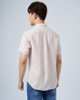 Áo Sơ Mi Ngắn Tay Nam Linen 4011D Hồng