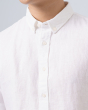 Áo Sơ Mi Ngắn Tay Nam Linen 4011W Trắng