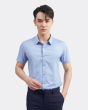 Áo Sơ Mi Ngắn Tay Nam Trơn 3032C Xanh Da Trời