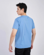 Áo Thun Nam Modal Trơn 2037-2038-2039-2040-2045-2046-2047-2048 Xanh Da Trời