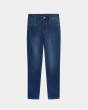 Quần Jeans Nam Màu Xanh Co Giãn 5001A
