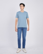 Quần Jeans Nam Basic Màu Xanh 2007A Xanh Da Trời