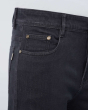 Quần Jeans Nam Dáng Suông Co Giãn Màu Đen Khói 4024A Đen Nhạt