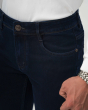 Quần Jeans Nam Dáng Suông Co Giãn Màu Đen Khói 4024A Xanh Tím Than