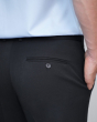Quần Kaki Nam Dáng Slim Vân Vải Gai 4001 Đen