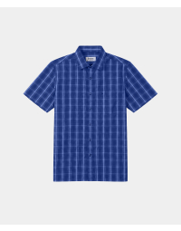 Áo Sơ Mi Ngắn Tay B0269 - Màu Xanh Cobalt Kẻ Caro