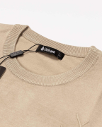 Áo Len Nam Cotton Họa Tiết 2001 - Vàng