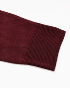 Áo Len Nam Cotton Họa Tiết 2001 - Đỏ Đô