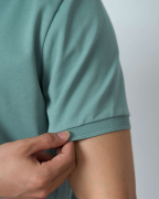 Áo Polo Nam Cotton Trơn 5005 - Xanh Nhạt 2