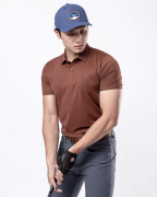 Áo Polo Nam Thể Thao Seamless Co Giãn 5003 - Cam