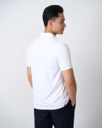 Áo Polo Nam Thể Thao Seamless Co Giãn 5003 - Trắng