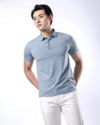Áo Polo Nam Thể Thao Seamless 5004 - Xanh Nhạt