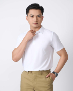 Áo Polo Nam Thể Thao Seamless 5004 - Trắng