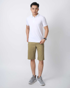 Áo Polo Nam Thể Thao Seamless 5004 - Trắng