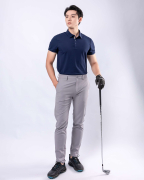 Áo Polo Thể Thao Nam Co Giãn 5006 - Xanh Tím Than