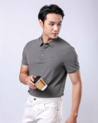Áo Polo Thể Thao Nam Co Giãn 5006 - Ghi