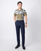 Áo Sơ Mi Ngắn Tay Nam Họa Tiết Kẻ 5021