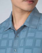 Áo Sơ Mi Ngắn Tay Nam Kẻ Ô 5018A