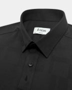 Áo Sơ Mi Ngắn Tay Nam Màu Đen 5028B - Đen