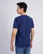 Áo Thun Nam Modal Trơn Xanh Tím Than 2038