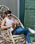 Áo Ba Lỗ Nam 5002 - Trắng