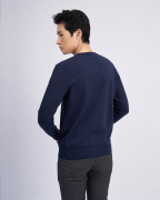 Áo Len Nam Cotton 2003 - Xanh Tím Than