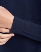 Áo Len Nam Cotton 2003 - Xanh Tím Than