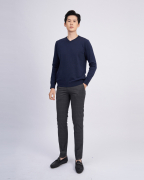 Áo Len Nam Cotton 2003 - Xanh Tím Than