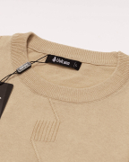 Áo Len Nam Cotton Họa Tiết 2004 - Vàng