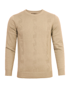 Áo Len Nam Cotton Họa Tiết 2004 - Vàng