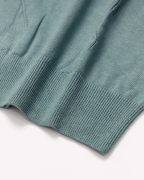 Áo Len Nam Cotton Họa Tiết 2004 - Xanh Nhạt