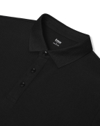 Áo Polo Nam Cotton Trơn 5005 - Đen