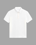 Áo Polo Nam Cotton Trơn 5005 - Trắng