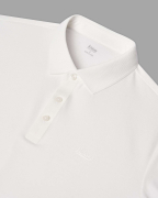 Áo Polo Nam Cotton Trơn 5005 - Trắng