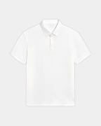 Áo Polo Nam Cotton Trơn 5005 - Trắng