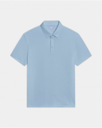Áo Polo Nam Cotton Trơn 5005 - Xanh Nhạt