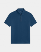 Áo Polo Nam Cotton Trơn 5005 - Xanh Tím Than