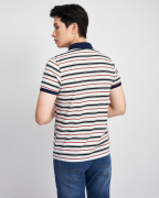 Áo Polo Nam Kẻ Cam Nhỏ 2009