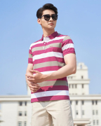 Áo Polo Nam 2007 Kẻ To Hồng