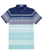 Áo Polo Nam Phối Kẻ Ngang Thời Trang 3004A