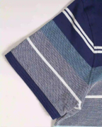 Áo Polo Nam Phối Kẻ Ngang Thời Trang 3004A