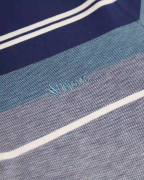 Áo Polo Nam Phối Kẻ Ngang Thời Trang 3004A